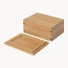 Mantequilleras|Vajillas Completas>Ferm Living Mantequera de madera de roble Bon