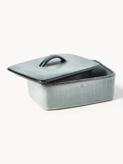 Mantequilleras|Vajillas Completas></noscript>Broste Copenhagen Mantequillera artesanal Nordic Sea Gris, azul
