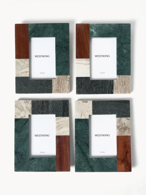 Jarrones|Decoración De Pared>Westwing Collection Marco de mármol Mauricio, tamaños diferentes Geométrico