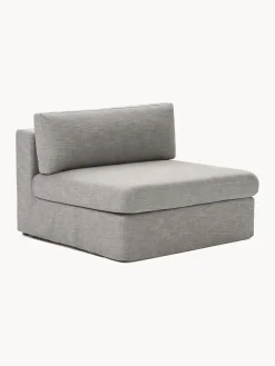 Sofás></noscript>Westwing Collection Módulo central con tapizado desenfundable Russell Tejido gris jaspeado