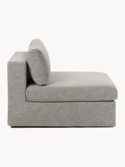 Sofás></noscript>Westwing Collection Módulo central con tapizado desenfundable Russell Tejido gris jaspeado