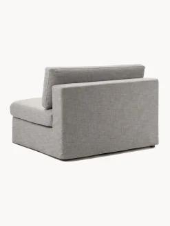 Sofás></noscript>Westwing Collection Módulo central con tapizado desenfundable Russell Tejido gris jaspeado