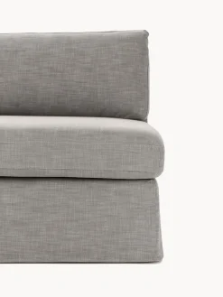 Sofás></noscript>Westwing Collection Módulo central con tapizado desenfundable Russell Tejido gris jaspeado