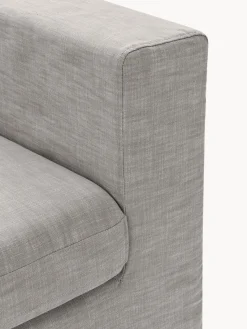 Sofás></noscript>Westwing Collection Módulo central con tapizado desenfundable Russell Tejido gris jaspeado