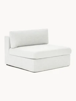 Sofás></noscript>Westwing Collection Módulo central con tapizado desenfundable Russell Tejido blanco Off White jaspeado