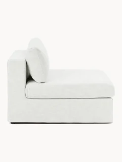 Sofás></noscript>Westwing Collection Módulo central con tapizado desenfundable Russell Tejido blanco Off White jaspeado