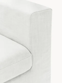 Sofás></noscript>Westwing Collection Módulo central con tapizado desenfundable Russell Tejido blanco Off White jaspeado