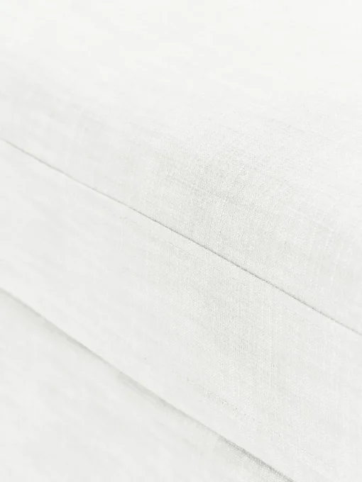 Sofás>Westwing Collection Módulo central con tapizado desenfundable Russell Tejido blanco Off White jaspeado