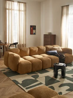 Hot Módulo central de borreguillo bouclé Tayla Sofás