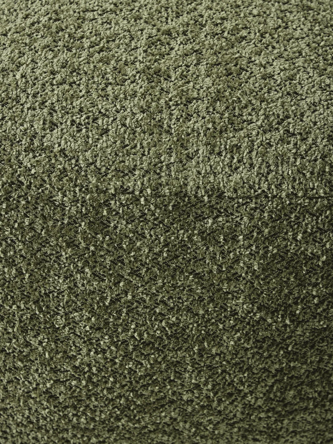 Sofás>Westwing Collection Módulo central de borreguillo bouclé Tayla Borreguillo bouclé verde oscuro