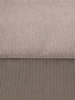 Sofás></noscript>Westwing Collection Módulo central de pana sofá Lennon Pana taupe