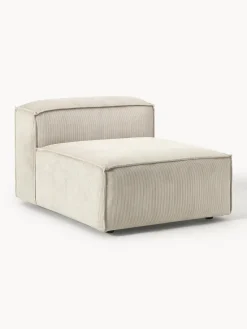 Sofás></noscript>Westwing Collection Módulo central de pana sofá Lennon Pana beige claro