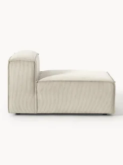 Sofás></noscript>Westwing Collection Módulo central de pana sofá Lennon Pana beige claro