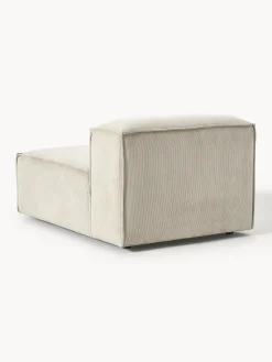 Sofás></noscript>Westwing Collection Módulo central de pana sofá Lennon Pana beige claro