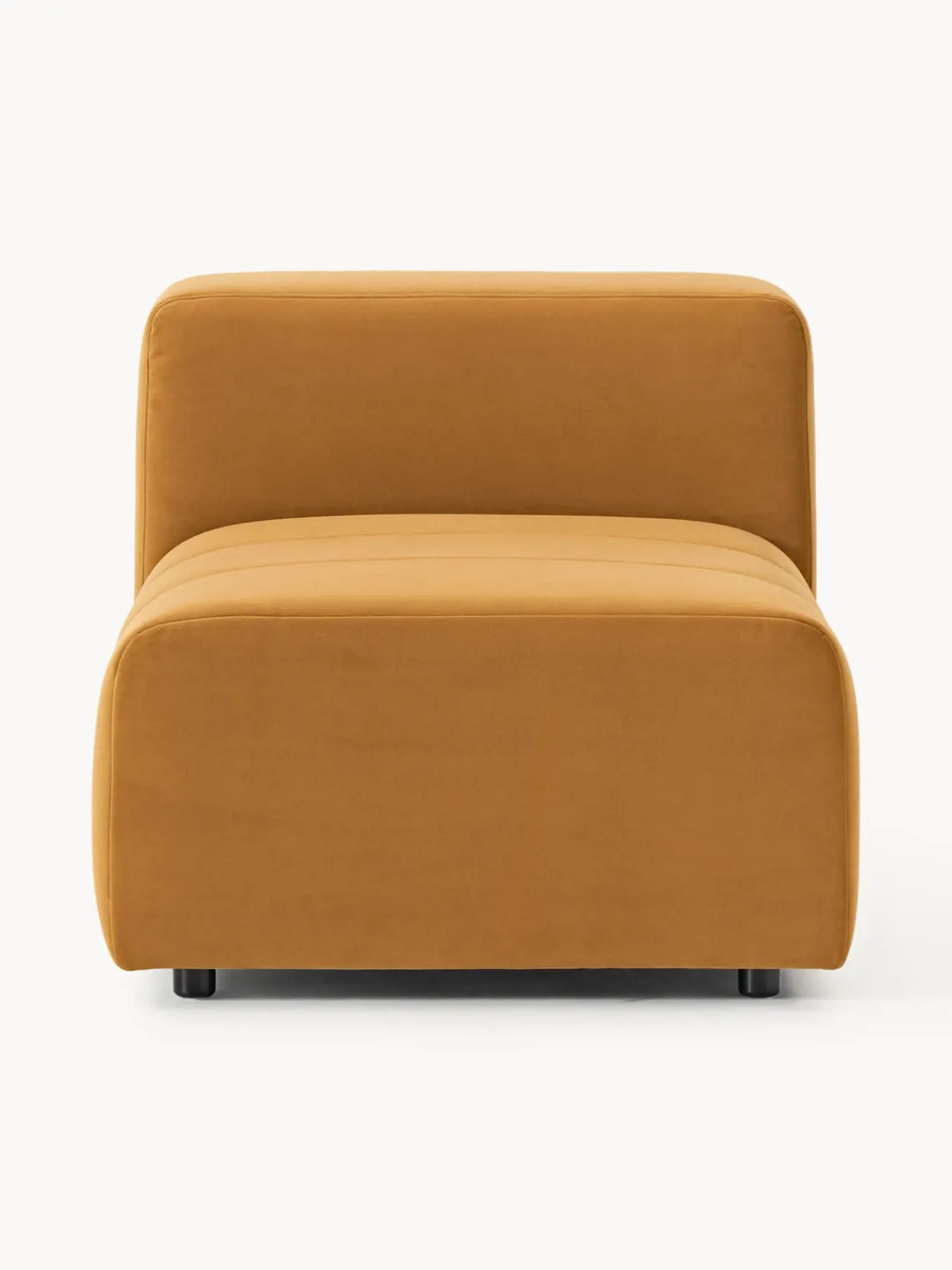 Clearance Módulo central de terciopelo Lena Sofás