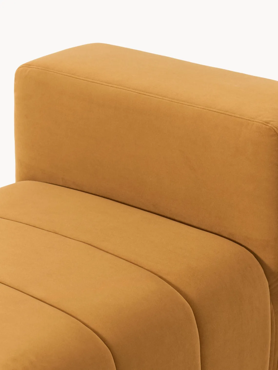 Clearance Módulo central de terciopelo Lena Sofás