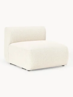 Sofás></noscript>Westwing Collection Módulo central en tejido bouclé Sofia Bouclé blanco Off White