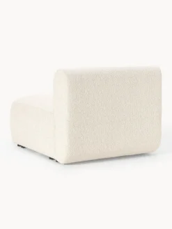 Sofás></noscript>Westwing Collection Módulo central en tejido bouclé Sofia Bouclé blanco Off White