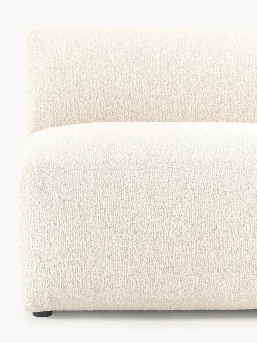 Sofás>Westwing Collection Módulo central en tejido bouclé Sofia Bouclé blanco Off White