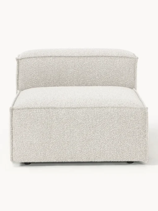 Sofás>Westwing Collection Módulo central en tejido bouclé Lennon Bouclé blanco Off White