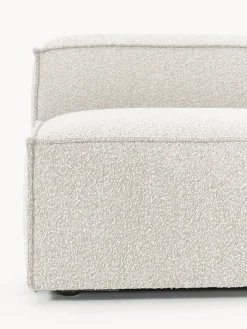 Sofás></noscript>Westwing Collection Módulo central en tejido bouclé Lennon Bouclé blanco Off White