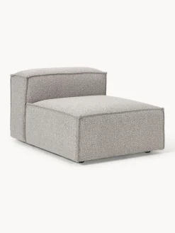 Sofás></noscript>Westwing Collection Módulo central en tejido bouclé Lennon Bouclé gris pardo