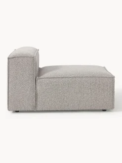Sofás></noscript>Westwing Collection Módulo central en tejido bouclé Lennon Bouclé gris pardo