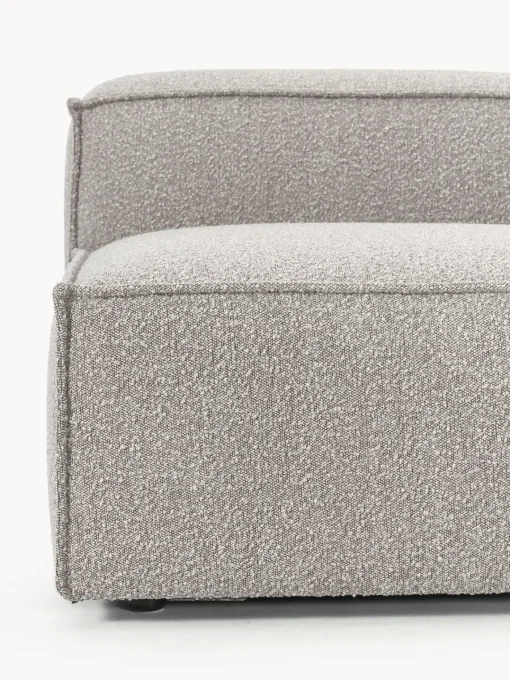 Sofás>Westwing Collection Módulo central en tejido bouclé Lennon Bouclé gris pardo