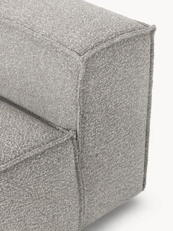 Sofás></noscript>Westwing Collection Módulo central en tejido bouclé Lennon Bouclé gris pardo
