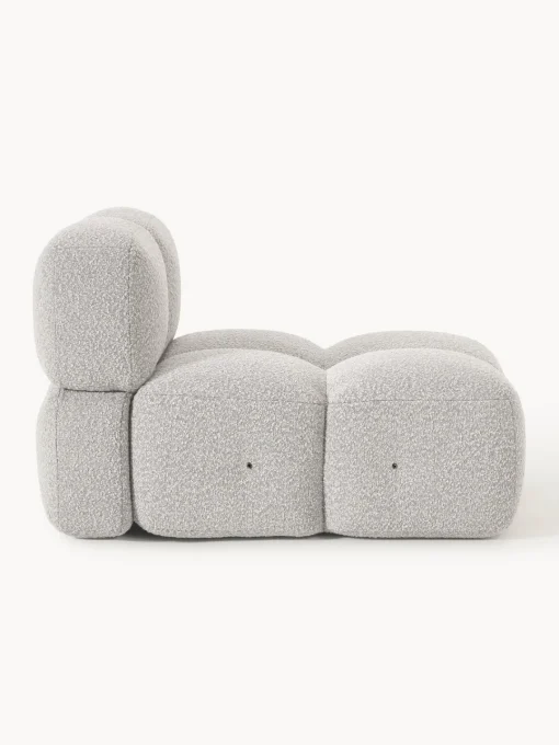 Sofás>Westwing Collection Módulo central en tejido bouclé Tayla Bouclé taupe