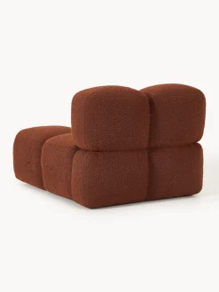 Sofás></noscript>Westwing Collection Módulo central en tejido bouclé Tayla Bouclé terracota