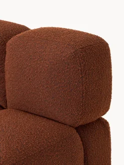 Sofás></noscript>Westwing Collection Módulo central en tejido bouclé Tayla Bouclé terracota