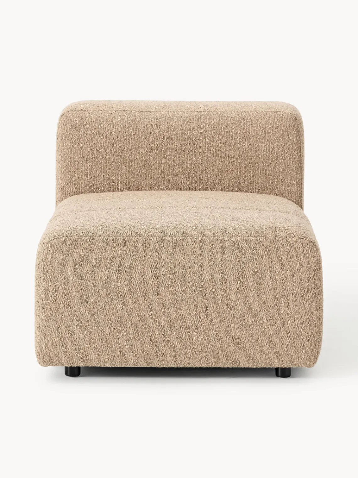 Online Módulo central en tejido bouclé Lena Sofás