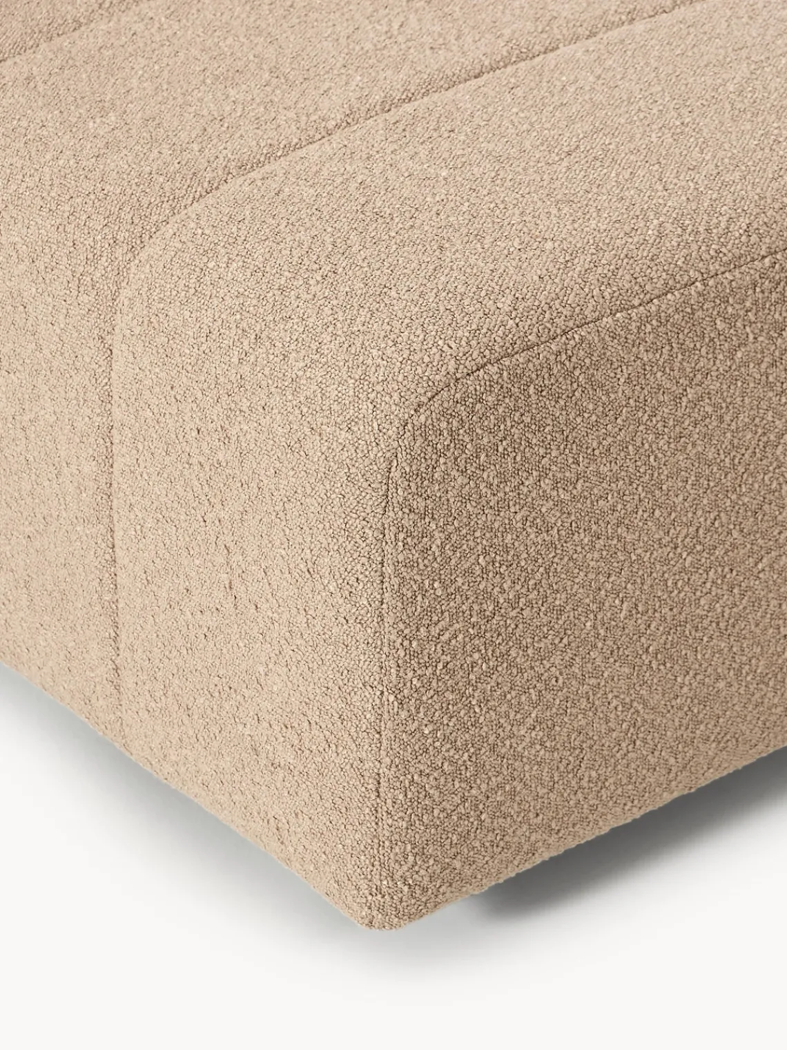 Online Módulo central en tejido bouclé Lena Sofás