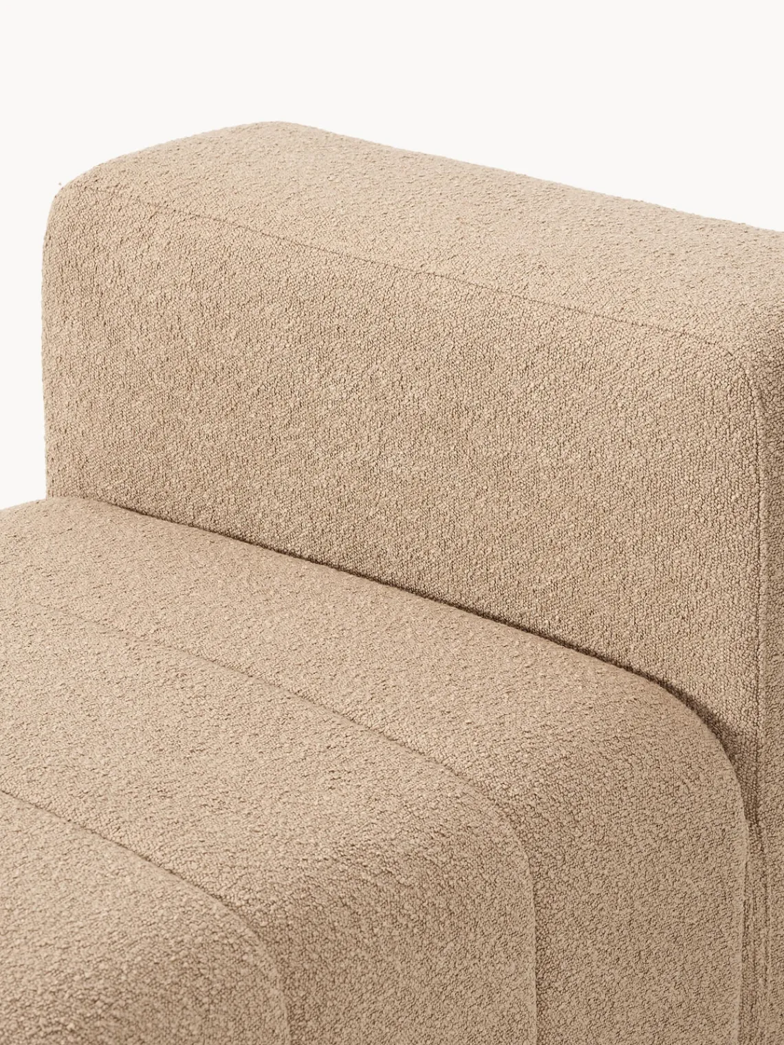 Online Módulo central en tejido bouclé Lena Sofás