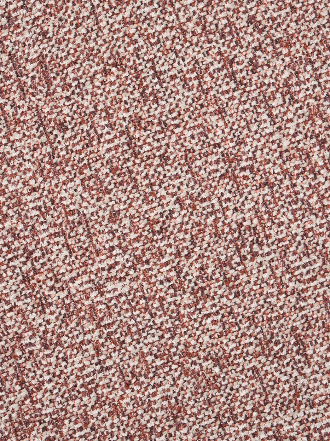 Sofás>Westwing Collection Módulo central en tejido bouclé Sofia Bouclé jaspeado, terracota