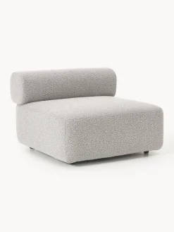 Sofás></noscript>Westwing Collection Módulo central en tejido bouclé Anton Bouclé taupe