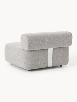 Sofás></noscript>Westwing Collection Módulo central en tejido bouclé Anton Bouclé taupe