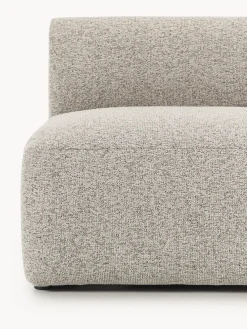 Sofás></noscript>Westwing Collection Módulo central en tejido bouclé Sofia Bouclé jaspeado, beige