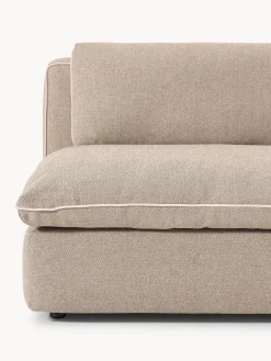 Sofás></noscript>Westwing Collection Módulo central Felix Tejido grueso beige