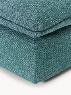 Sofás></noscript>Westwing Collection Módulo central grande Felix Tejido grueso verde turquesa