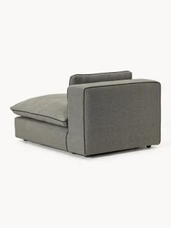 Sofás></noscript>Westwing Collection Módulo central grande Felix Tejido grueso gris oscuro