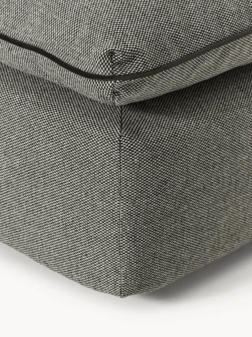 Sofás>Westwing Collection Módulo central grande Felix Tejido grueso gris oscuro