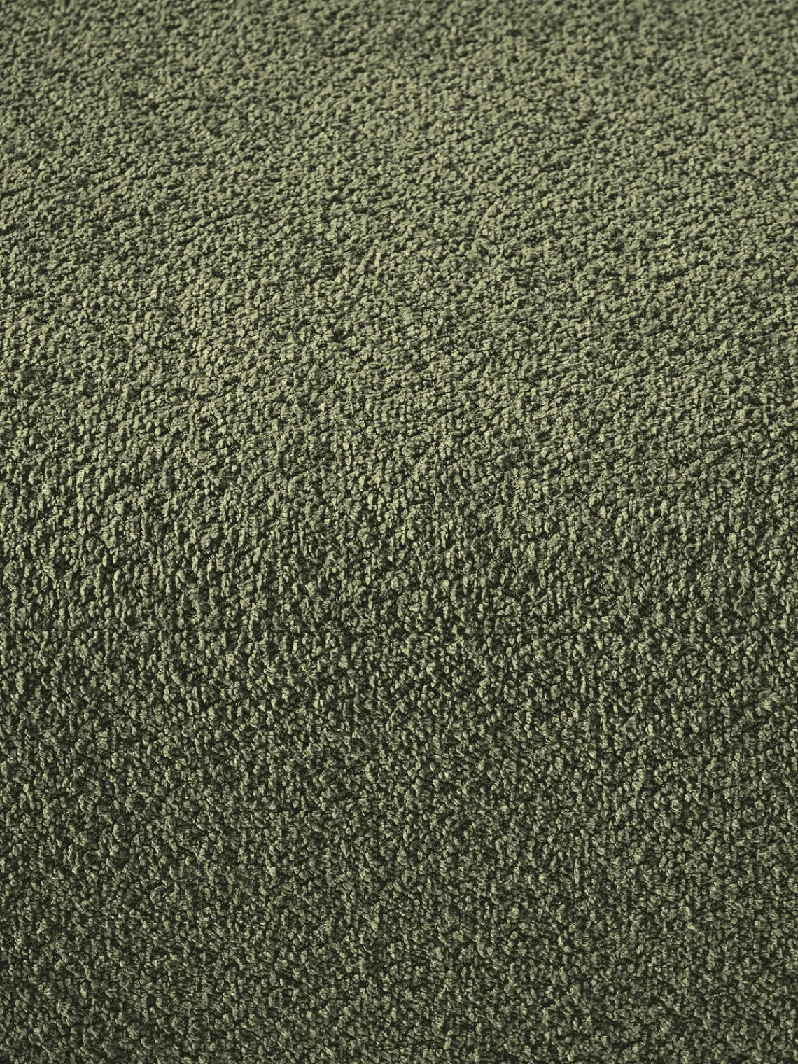 Sofás>Westwing Collection Módulo central sofá de borreguillo bouclé Natalie Borreguillo bouclé verde oscuro, madera de haya oscura