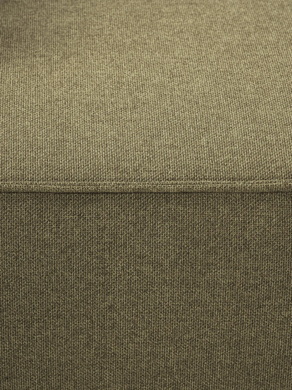 Sofás>Westwing Collection Módulo central sofá Lennon Tejido verde oliva