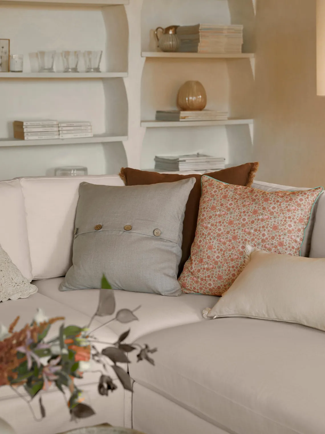 Módulo de esquina con tapizado desenfundable Russell Sofás