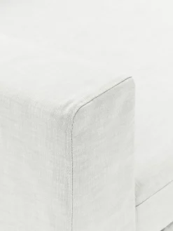 Sofás></noscript>Westwing Collection Módulo de esquina con tapizado desenfundable Russell Tejido blanco Off White jaspeado