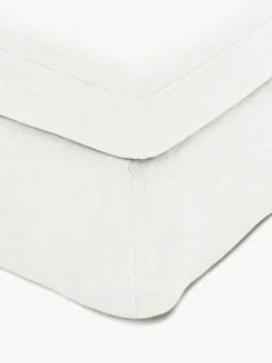 Sofás></noscript>Westwing Collection Módulo de esquina con tapizado desenfundable Russell Tejido blanco Off White jaspeado