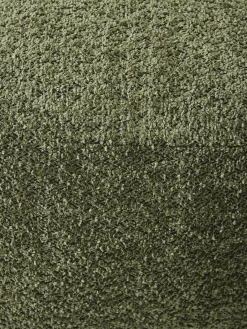 Sofás></noscript>Westwing Collection Módulo de esquina de borreguillo bouclé Tayla Borreguillo bouclé verde oscuro