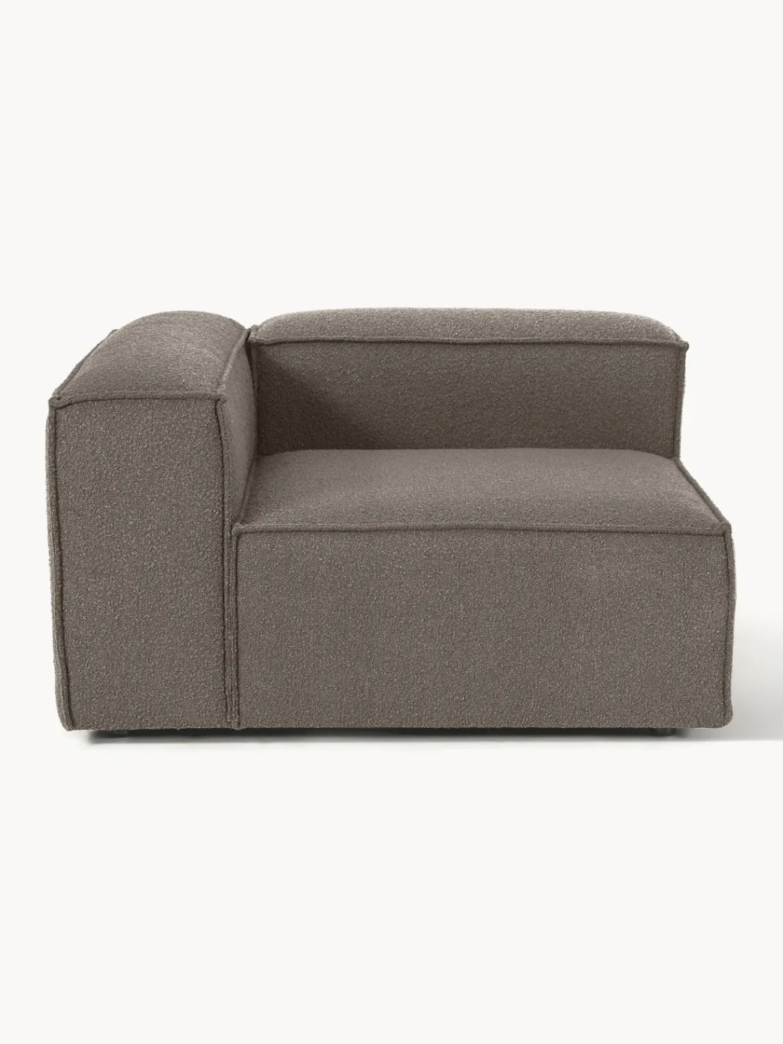 Módulo de esquina en tejido bouclé sofá Lennon Sofás